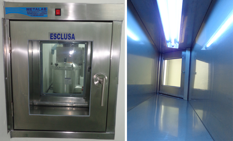 Esclusas de acero fabricadas a medidas solicitadas