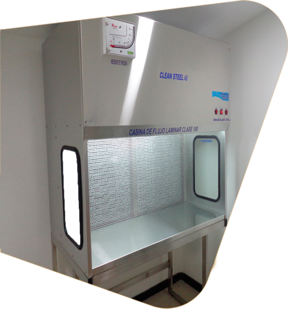 Cabina De Flujo Laminar Clase 100 Horizontal Metalab